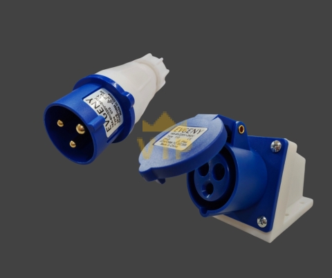 Phích cắm công nghiệp 3P 16A IP44 230V EVGENY
