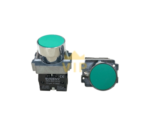 Nút nhấn nhã màu xanh 22mm XB2-BA31 EVGENY