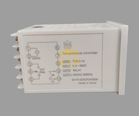 Bộ điều khiển nhiệt độ TCD-S-1K 48x48mm VIP