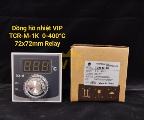 Bộ điều khiển nhiệt độ TCR-M-1K 72x72mm VIP