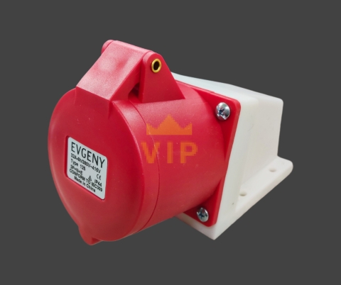 Ổ cắm công nghiệp gắn nổi 5P 32A IP44 400V EVGENY