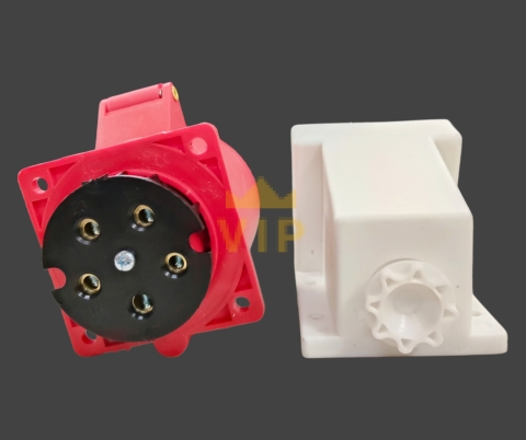 Ổ cắm công nghiệp gắn nổi 5P 32A IP44 400V EVGENY
