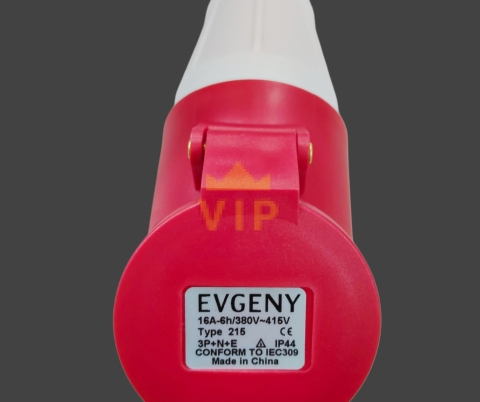Ổ cắm công nghiệp di động 5P 16A IP44 400V EVGENY