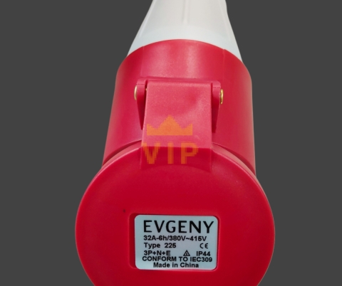 Ổ cắm công nghiệp di động 5P 32A IP44 400V EVGENY