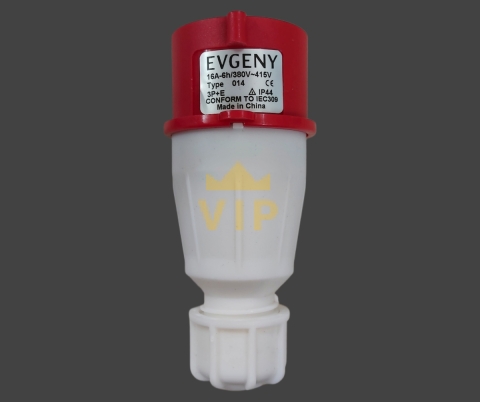 Phích cắm công nghiệp 4P 16A IP44 400V EVGENY