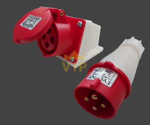 Phích cắm công nghiệp 4P 16A IP44 400V EVGENY
