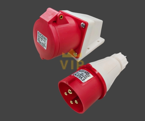 Phích cắm công nghiệp 4P 32A IP44 400V EVGENY