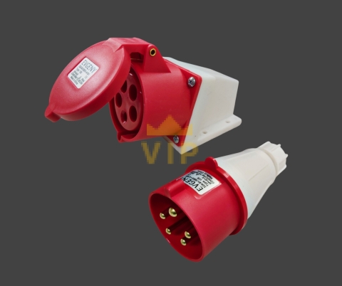 Phích cắm công nghiệp 5P 32A IP44 400V EVGENY