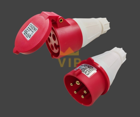 Phích cắm công nghiệp 5P 16A IP44 400V EVGENY